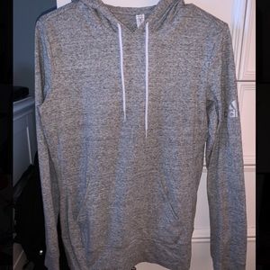 Adidas Gray Pull Over Hoodie